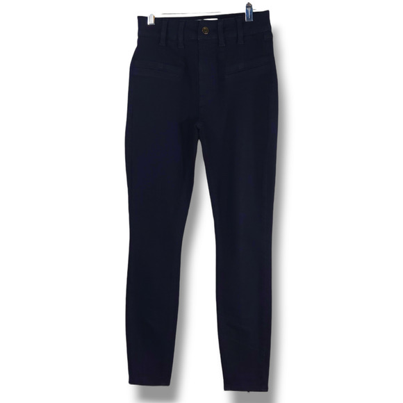 NWOT Pistola High Rise Slit Pockets Ankle Zip Skinny Jeans Sz. 26 Midnight Blue - Picture 1 of 12
